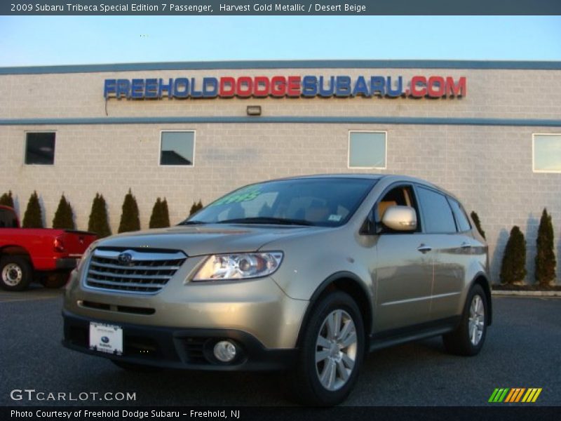 Harvest Gold Metallic / Desert Beige 2009 Subaru Tribeca Special Edition 7 Passenger