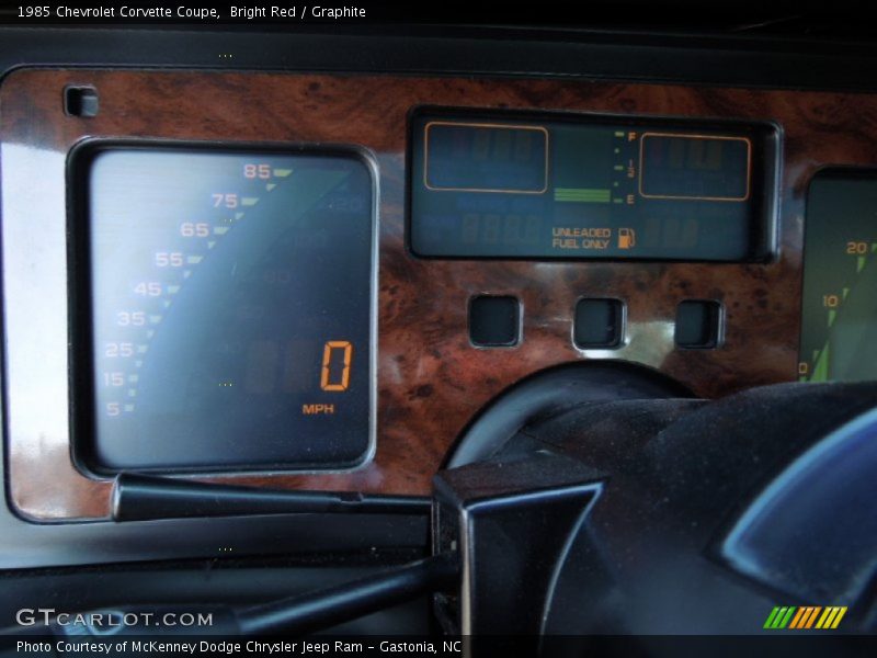  1985 Corvette Coupe Coupe Gauges