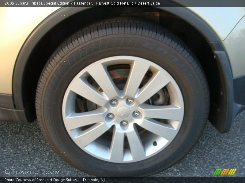 Harvest Gold Metallic / Desert Beige 2009 Subaru Tribeca Special Edition 7 Passenger