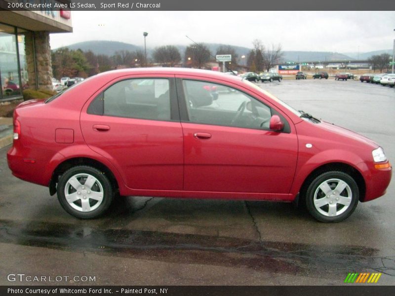 Sport Red / Charcoal 2006 Chevrolet Aveo LS Sedan