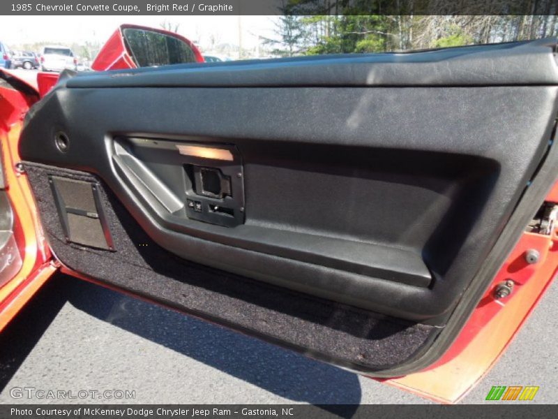 Door Panel of 1985 Corvette Coupe