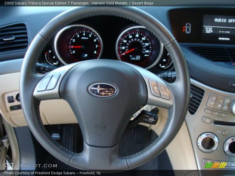 Harvest Gold Metallic / Desert Beige 2009 Subaru Tribeca Special Edition 7 Passenger
