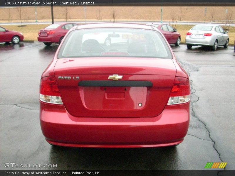 Sport Red / Charcoal 2006 Chevrolet Aveo LS Sedan