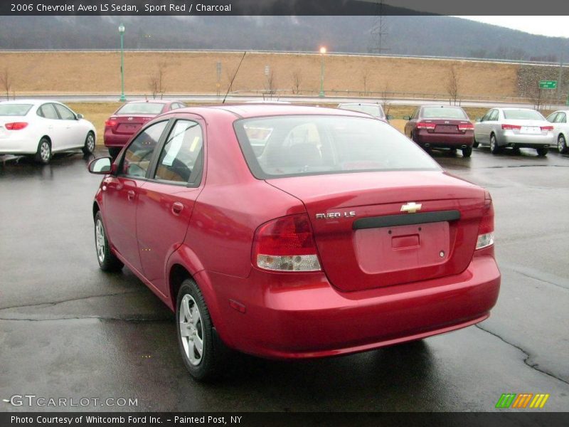 Sport Red / Charcoal 2006 Chevrolet Aveo LS Sedan