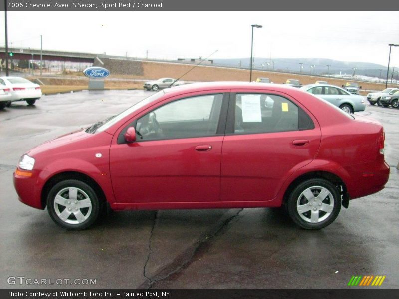 Sport Red / Charcoal 2006 Chevrolet Aveo LS Sedan