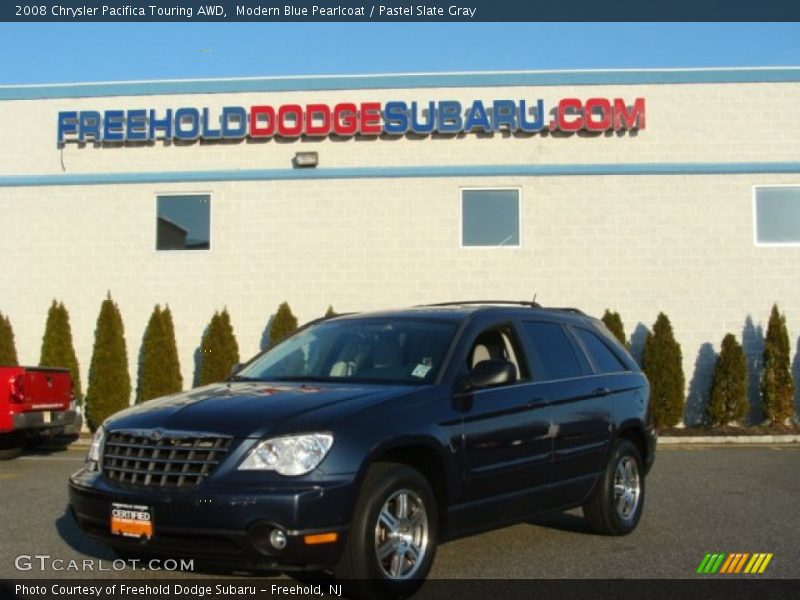 Modern Blue Pearlcoat / Pastel Slate Gray 2008 Chrysler Pacifica Touring AWD