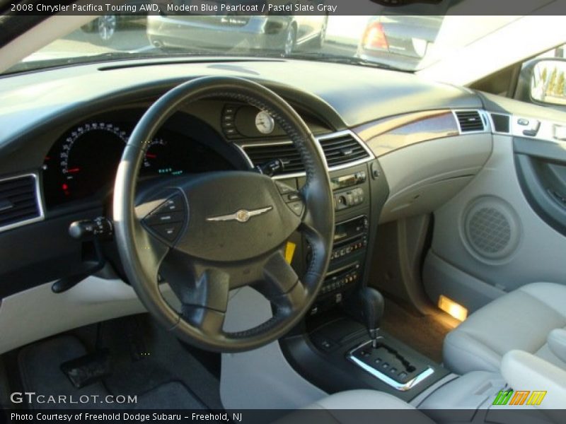 Modern Blue Pearlcoat / Pastel Slate Gray 2008 Chrysler Pacifica Touring AWD