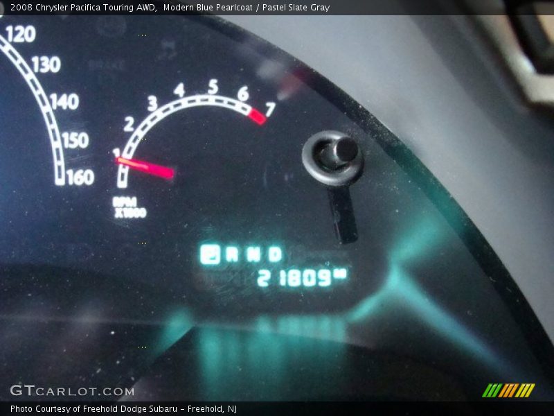 Modern Blue Pearlcoat / Pastel Slate Gray 2008 Chrysler Pacifica Touring AWD