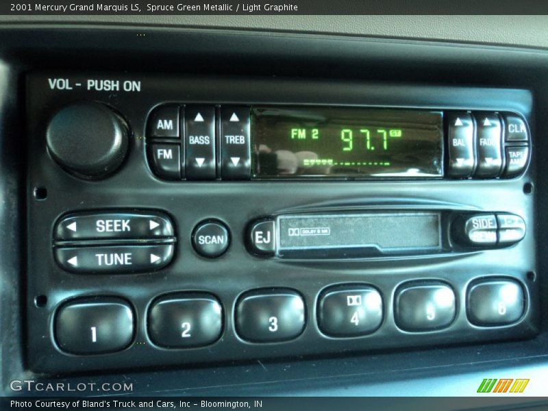 Spruce Green Metallic / Light Graphite 2001 Mercury Grand Marquis LS