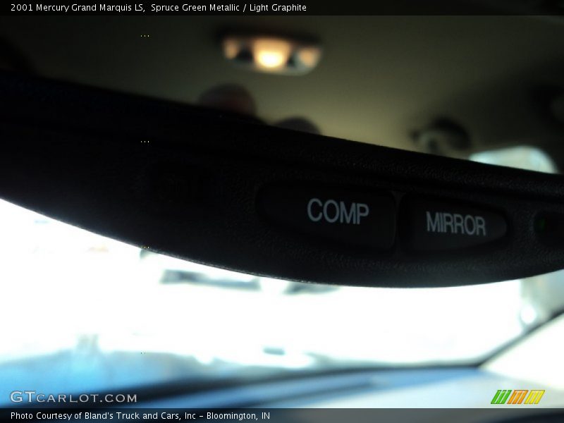 Spruce Green Metallic / Light Graphite 2001 Mercury Grand Marquis LS