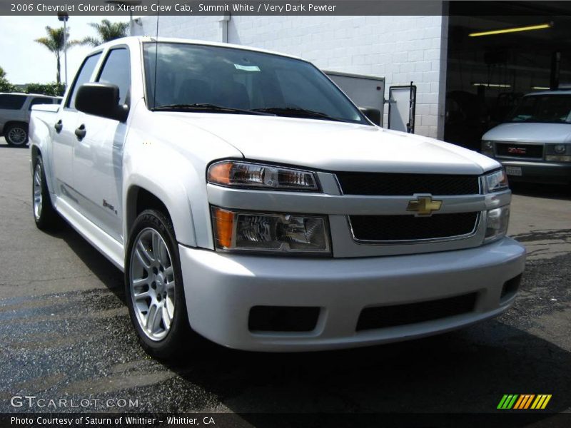 Summit White / Very Dark Pewter 2006 Chevrolet Colorado Xtreme Crew Cab