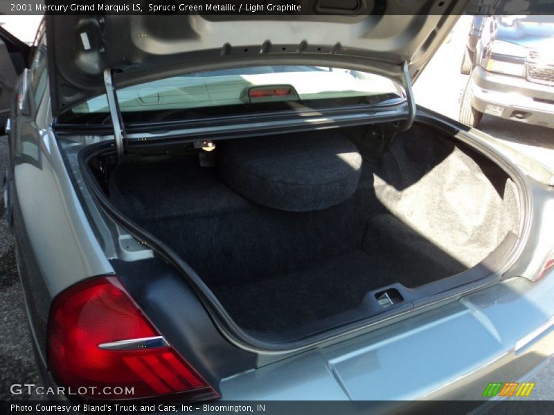 Spruce Green Metallic / Light Graphite 2001 Mercury Grand Marquis LS