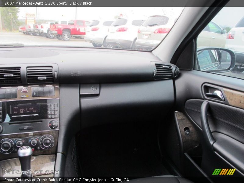 Black / Black 2007 Mercedes-Benz C 230 Sport