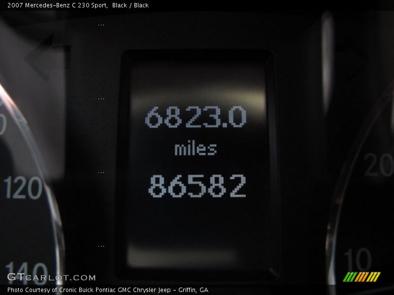 Black / Black 2007 Mercedes-Benz C 230 Sport