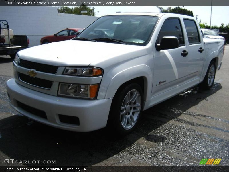 Summit White / Very Dark Pewter 2006 Chevrolet Colorado Xtreme Crew Cab