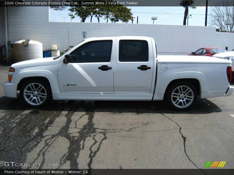 Summit White / Very Dark Pewter 2006 Chevrolet Colorado Xtreme Crew Cab