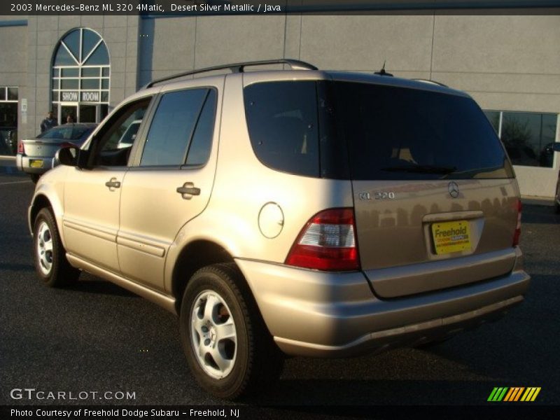 Desert Silver Metallic / Java 2003 Mercedes-Benz ML 320 4Matic