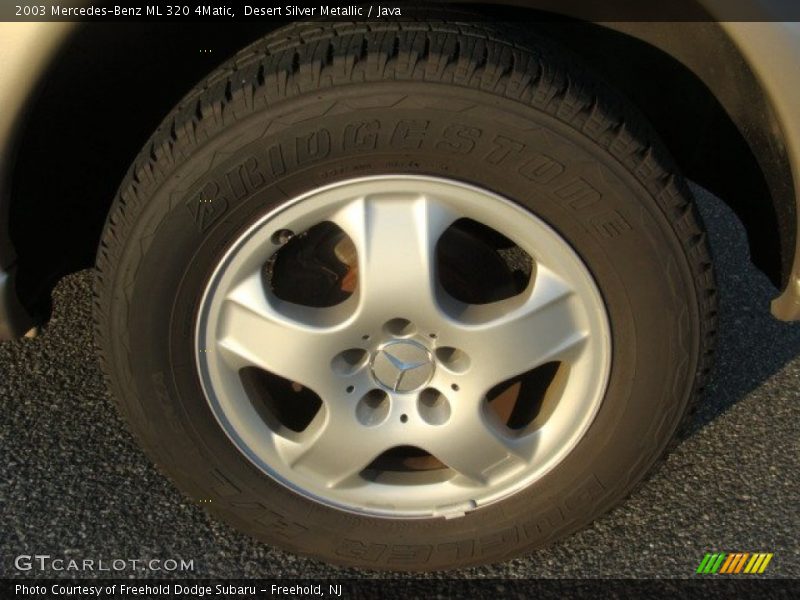 Desert Silver Metallic / Java 2003 Mercedes-Benz ML 320 4Matic