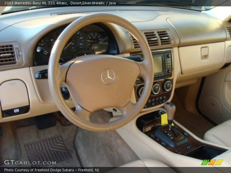 Desert Silver Metallic / Java 2003 Mercedes-Benz ML 320 4Matic