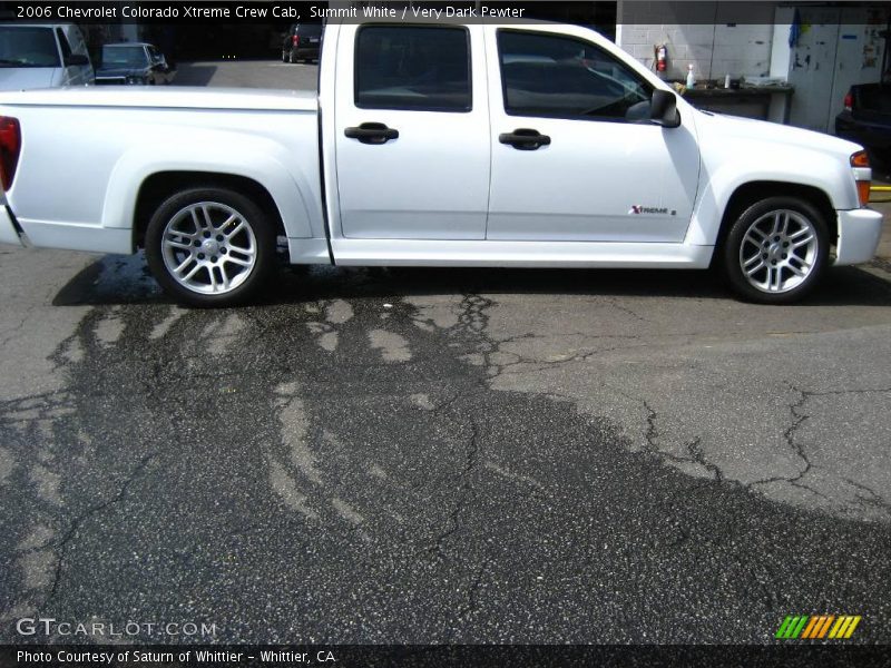 Summit White / Very Dark Pewter 2006 Chevrolet Colorado Xtreme Crew Cab