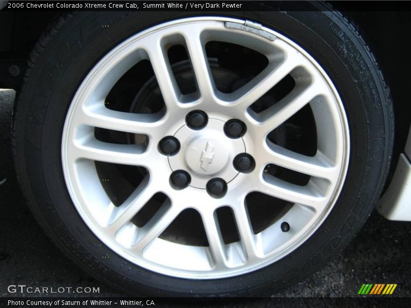 Summit White / Very Dark Pewter 2006 Chevrolet Colorado Xtreme Crew Cab