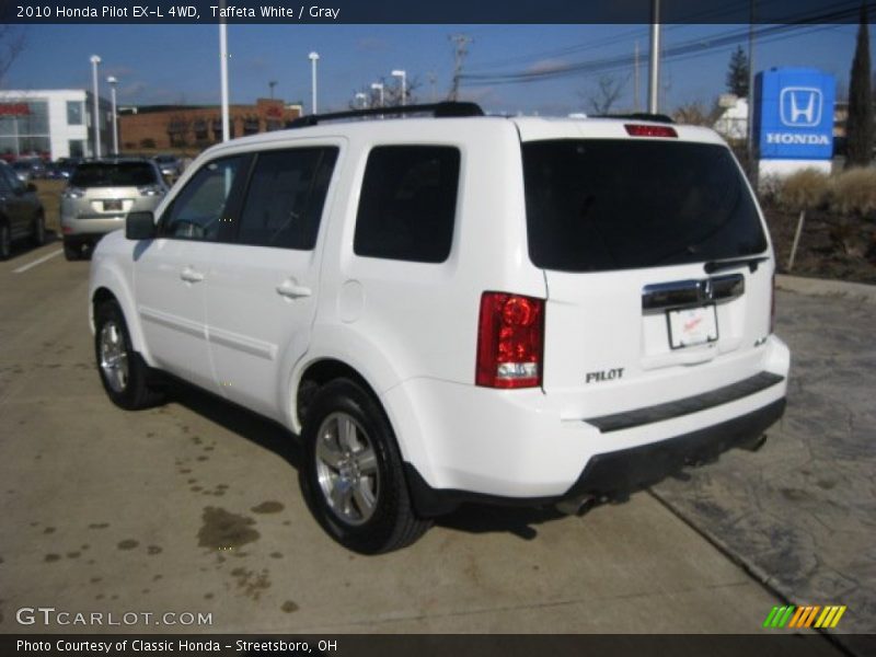 Taffeta White / Gray 2010 Honda Pilot EX-L 4WD