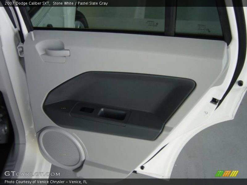 Stone White / Pastel Slate Gray 2007 Dodge Caliber SXT