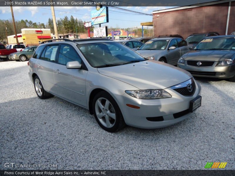 Glacier Silver Metallic / Gray 2005 Mazda MAZDA6 s Sport Wagon