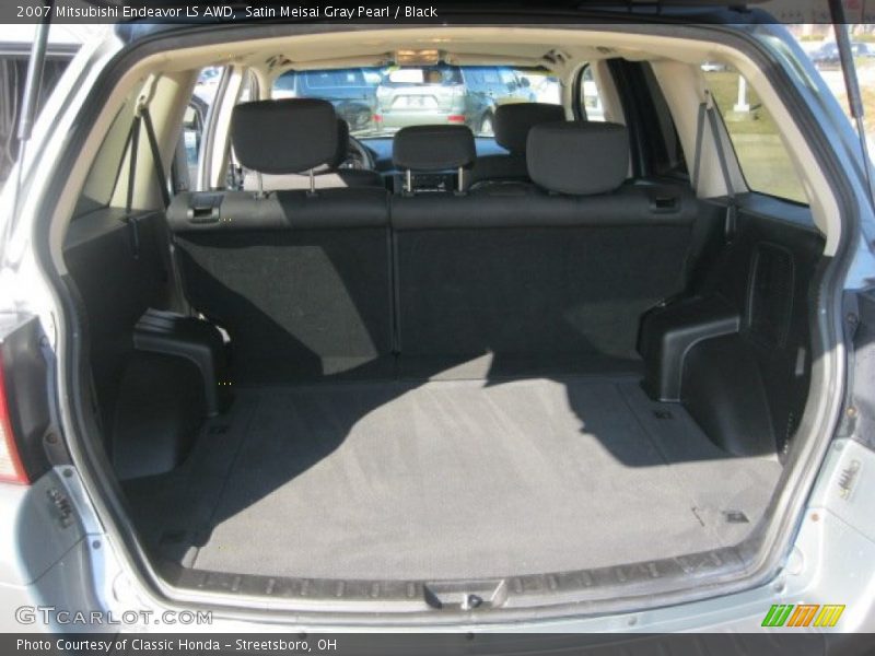 Satin Meisai Gray Pearl / Black 2007 Mitsubishi Endeavor LS AWD