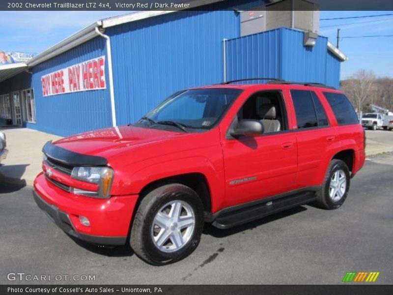 Victory Red / Dark Pewter 2002 Chevrolet TrailBlazer LTZ 4x4