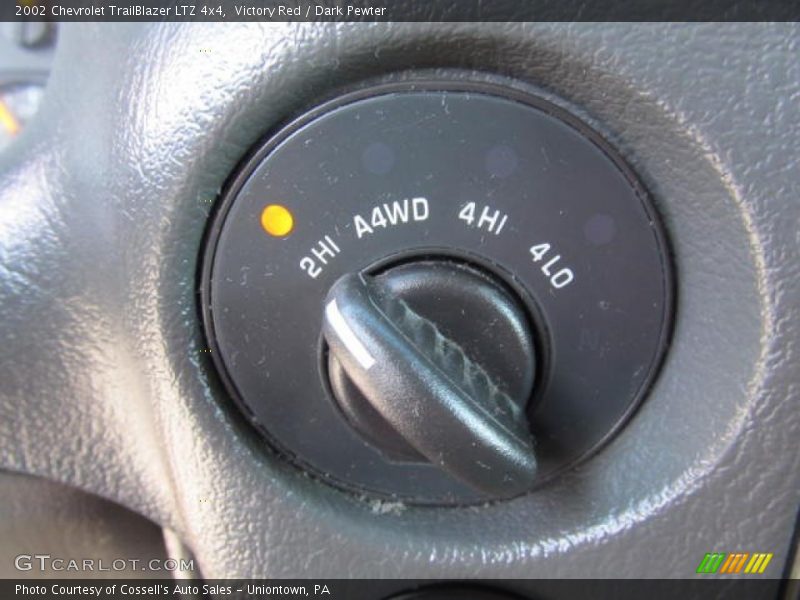 Victory Red / Dark Pewter 2002 Chevrolet TrailBlazer LTZ 4x4