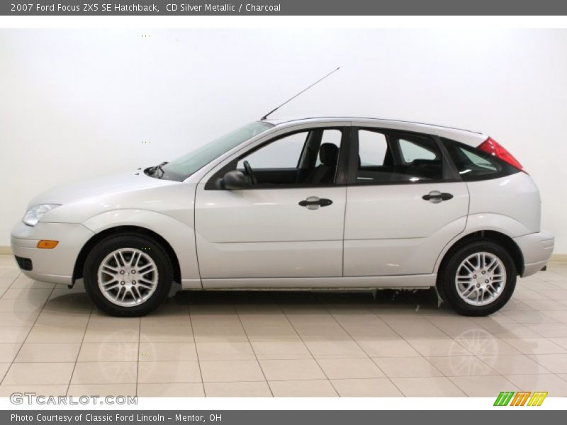 CD Silver Metallic / Charcoal 2007 Ford Focus ZX5 SE Hatchback