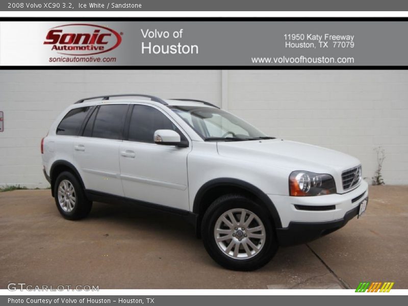 Ice White / Sandstone 2008 Volvo XC90 3.2