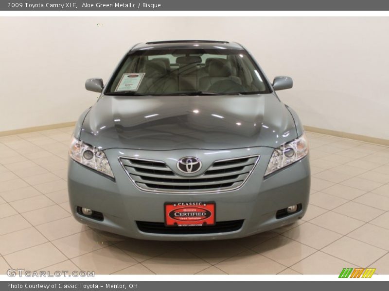 Aloe Green Metallic / Bisque 2009 Toyota Camry XLE