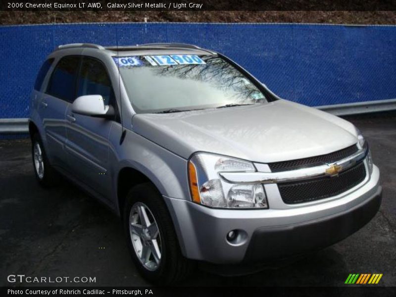 Galaxy Silver Metallic / Light Gray 2006 Chevrolet Equinox LT AWD