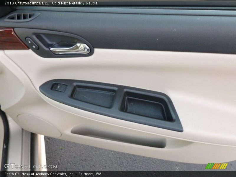 Gold Mist Metallic / Neutral 2010 Chevrolet Impala LS