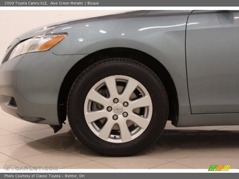 Aloe Green Metallic / Bisque 2009 Toyota Camry XLE
