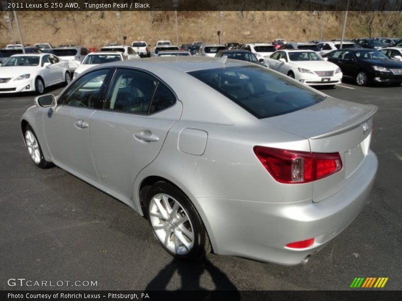 Tungsten Pearl / Black 2011 Lexus IS 250 AWD
