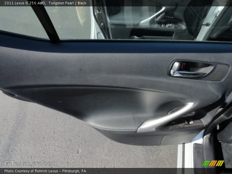 Tungsten Pearl / Black 2011 Lexus IS 250 AWD