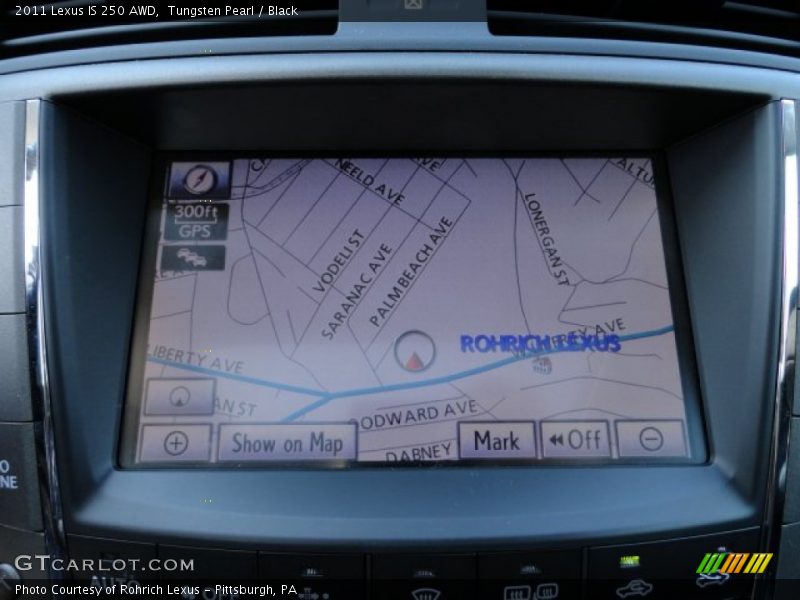 Tungsten Pearl / Black 2011 Lexus IS 250 AWD
