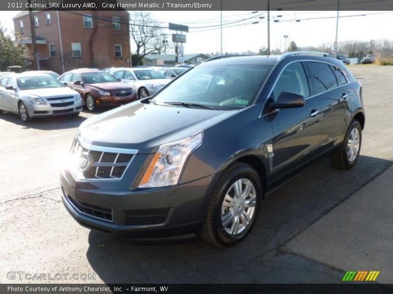 Gray Flannel Metallic / Titanium/Ebony 2012 Cadillac SRX Luxury AWD