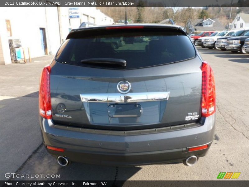 Gray Flannel Metallic / Titanium/Ebony 2012 Cadillac SRX Luxury AWD