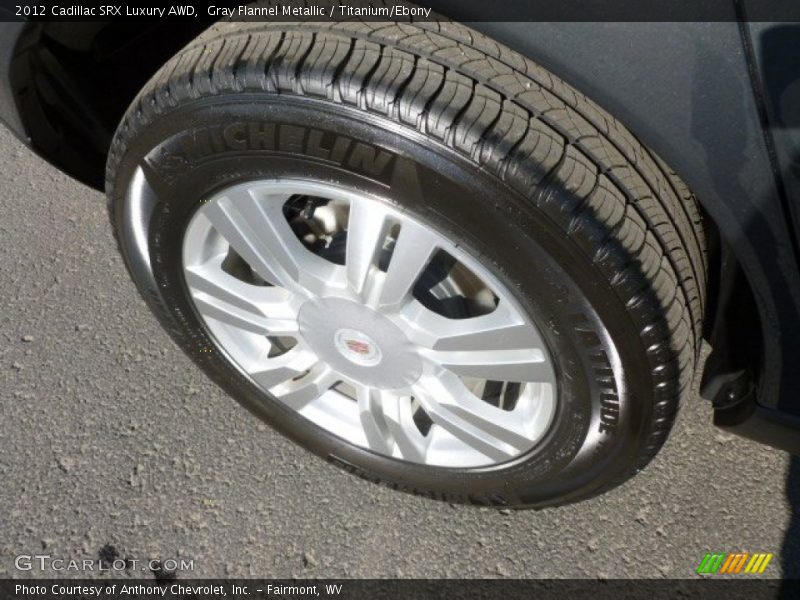 Gray Flannel Metallic / Titanium/Ebony 2012 Cadillac SRX Luxury AWD