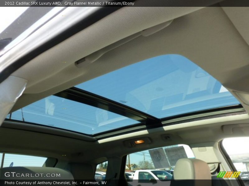 Gray Flannel Metallic / Titanium/Ebony 2012 Cadillac SRX Luxury AWD