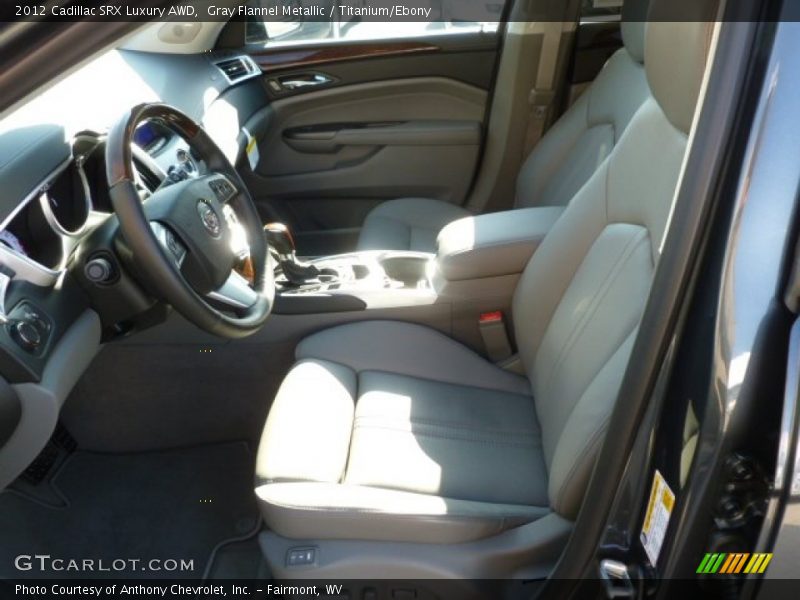 Gray Flannel Metallic / Titanium/Ebony 2012 Cadillac SRX Luxury AWD