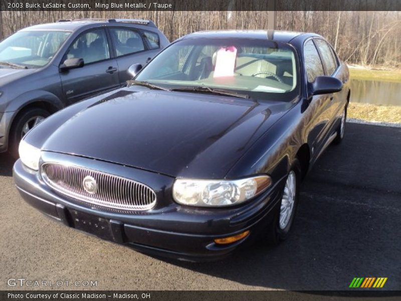 Ming Blue Metallic / Taupe 2003 Buick LeSabre Custom