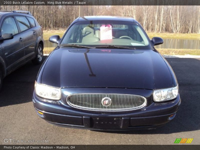 Ming Blue Metallic / Taupe 2003 Buick LeSabre Custom