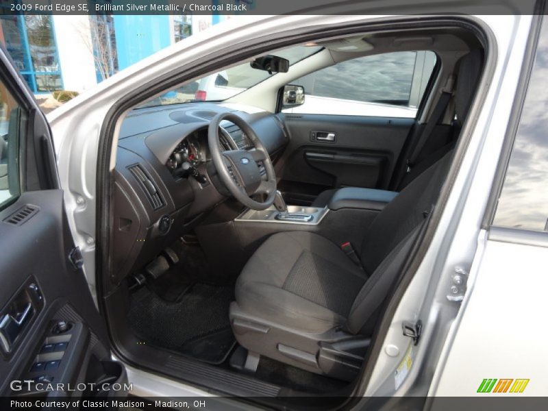 Brilliant Silver Metallic / Charcoal Black 2009 Ford Edge SE