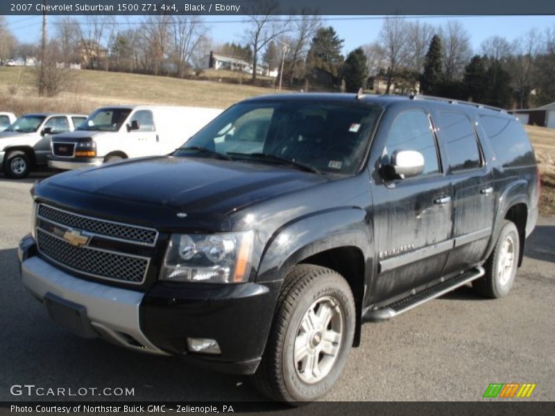 Black / Ebony 2007 Chevrolet Suburban 1500 Z71 4x4