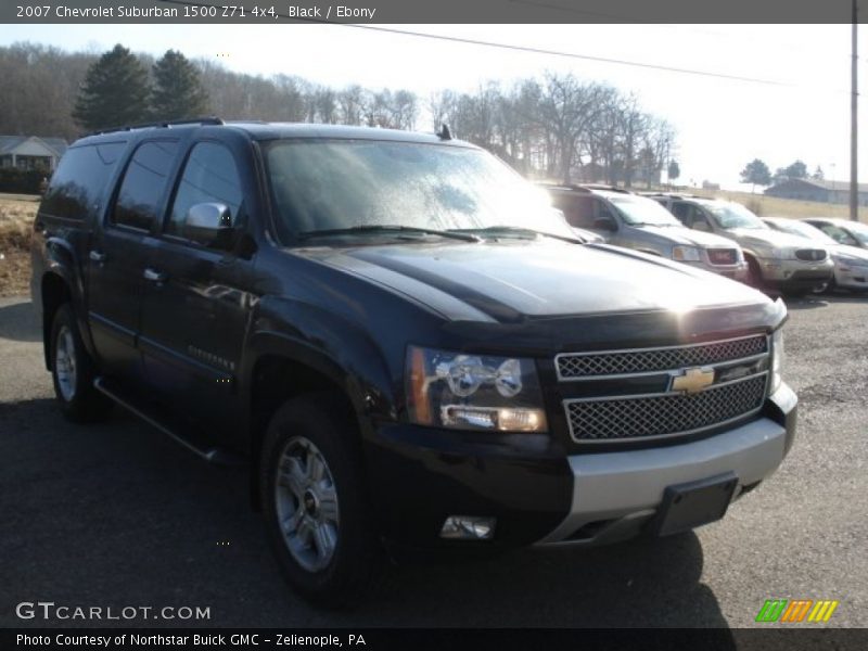 Black / Ebony 2007 Chevrolet Suburban 1500 Z71 4x4